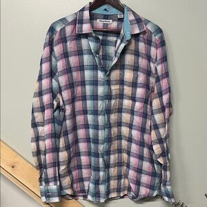Tommy Bahama Men's Multicolor Plaid Shirt